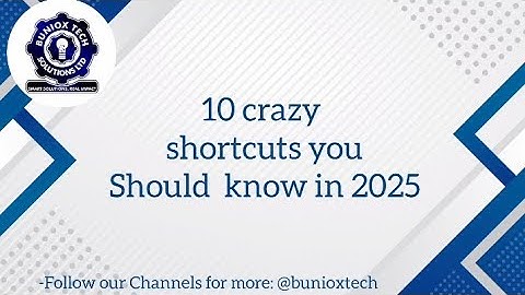 10 crazy shortcuts 2025: Computer Shortcuts