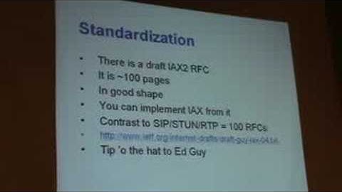 What has changed in iax2 - part 1