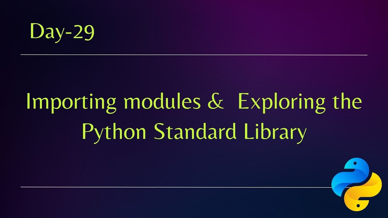 Day 29 || Python-37 Days Complete Course|| Python Programming #python # ...