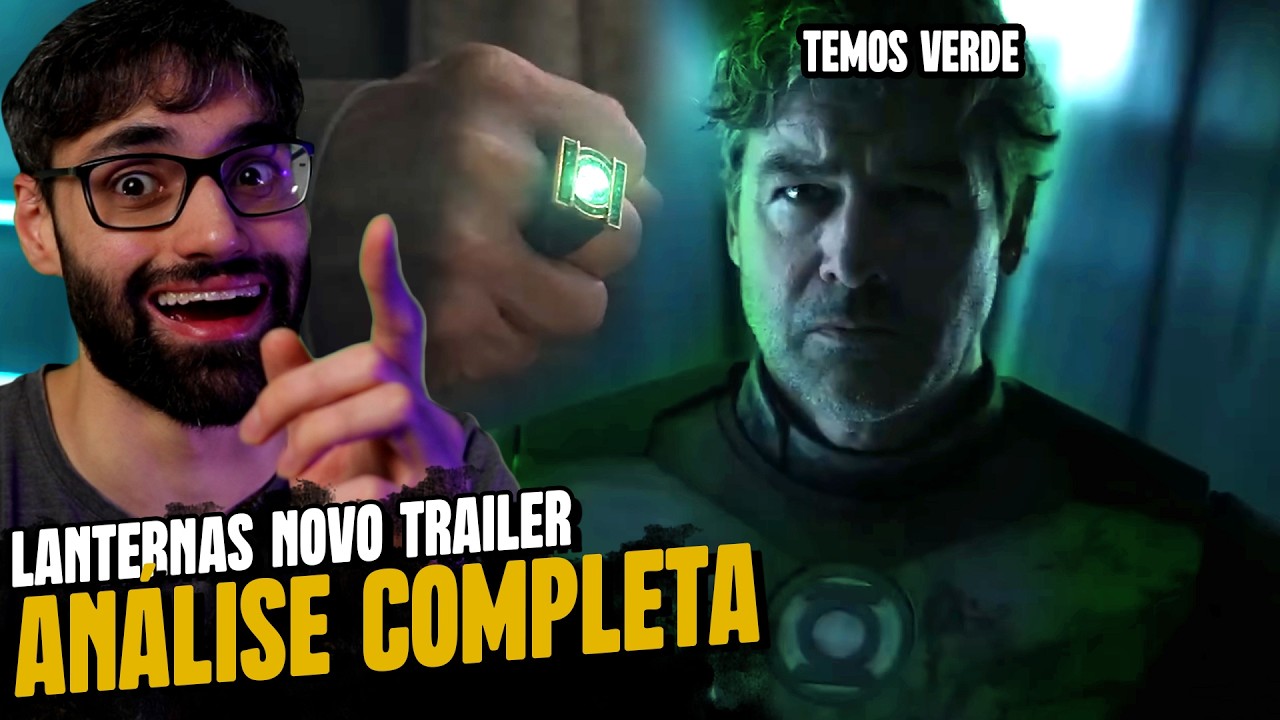 TEMOS VERDE! LANTERNAS NOVO TRAILER - ANÁLISE COMPLETA e REAÇÃO