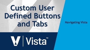 Custom User Defined Buttons and Tabs