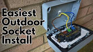 How to Install the Easiest and Quickest Outdoor Socket - Anyone Can Do This!