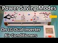 Power saving modes on LG Dual Inverter Air Conditioner (5-in-1/4-in-1 Convertible)