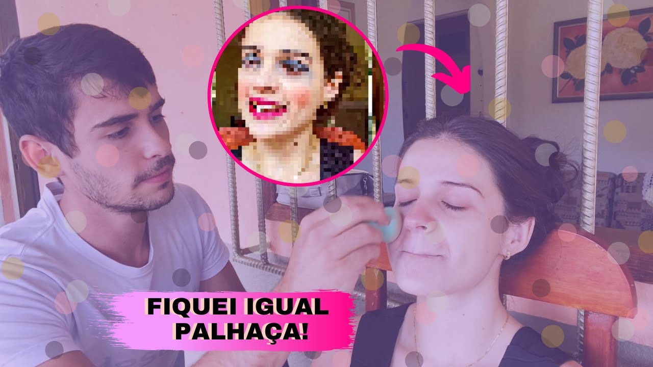 MEU MARIDO ME MAQUIOU - ele fez algo inédito - muito engraçado!