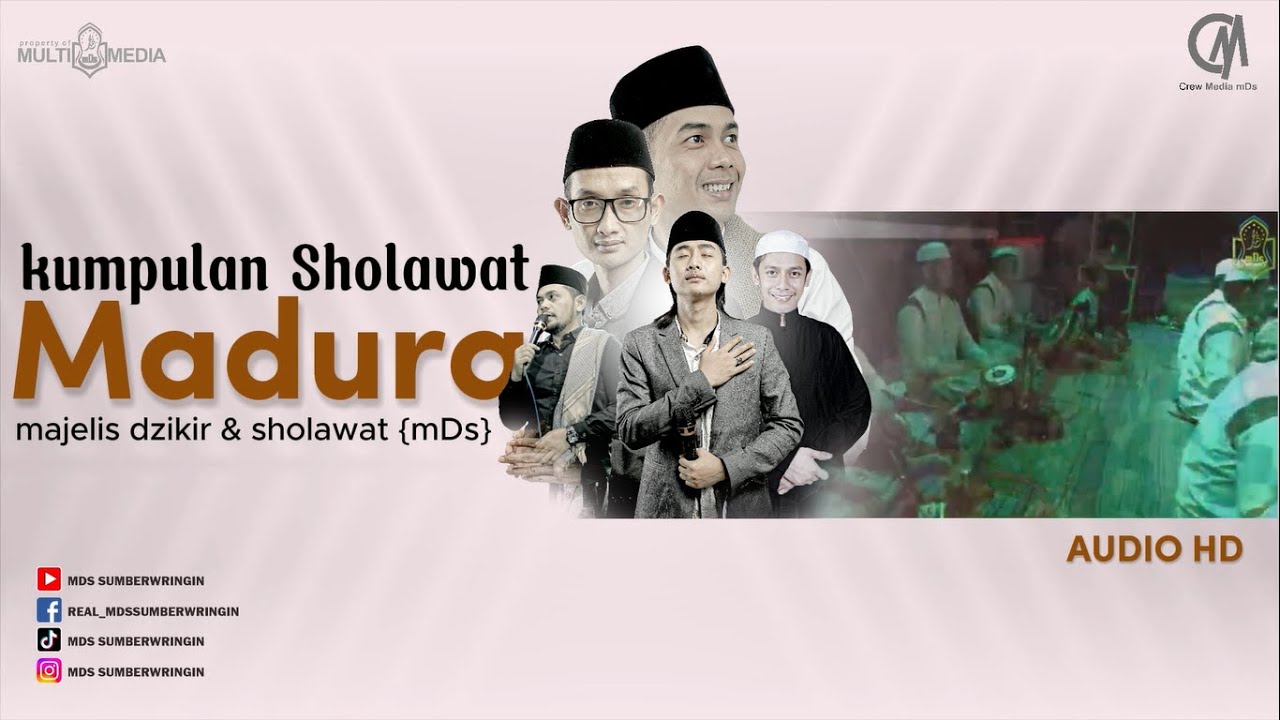 KUMPULAN SHOLAWAT VERSI MADURA || MDS SUMBER WRINGIN || AUDIO HD BAS JIK JIK