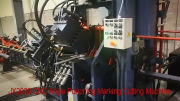 JX2020 CNC angle punching marking cutting machine