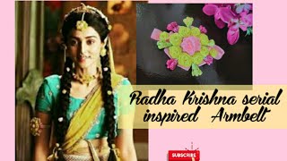 #radhakrishnaserial #radhakrisRadha Krishna Serial Inspired Arm belt / D I Y : Jewelry Making/ EP.06