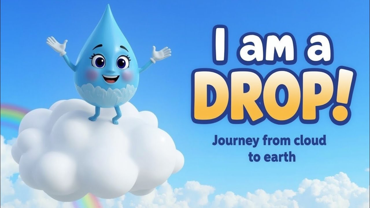 : "मैं बूंद हूं - बादल से धरती तक का सफर!" The exciting story of a raindrop💧