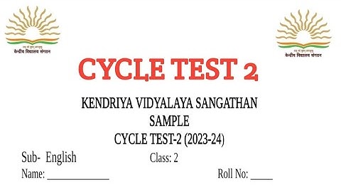 ENGLISH CYCLE TEST 2/CLASS 2/2ND/II/KV/KVS/MARIGOLD/ANSWER/MAY JUNE/#ncrt #KVTEST #kvexam #kvs #cbse