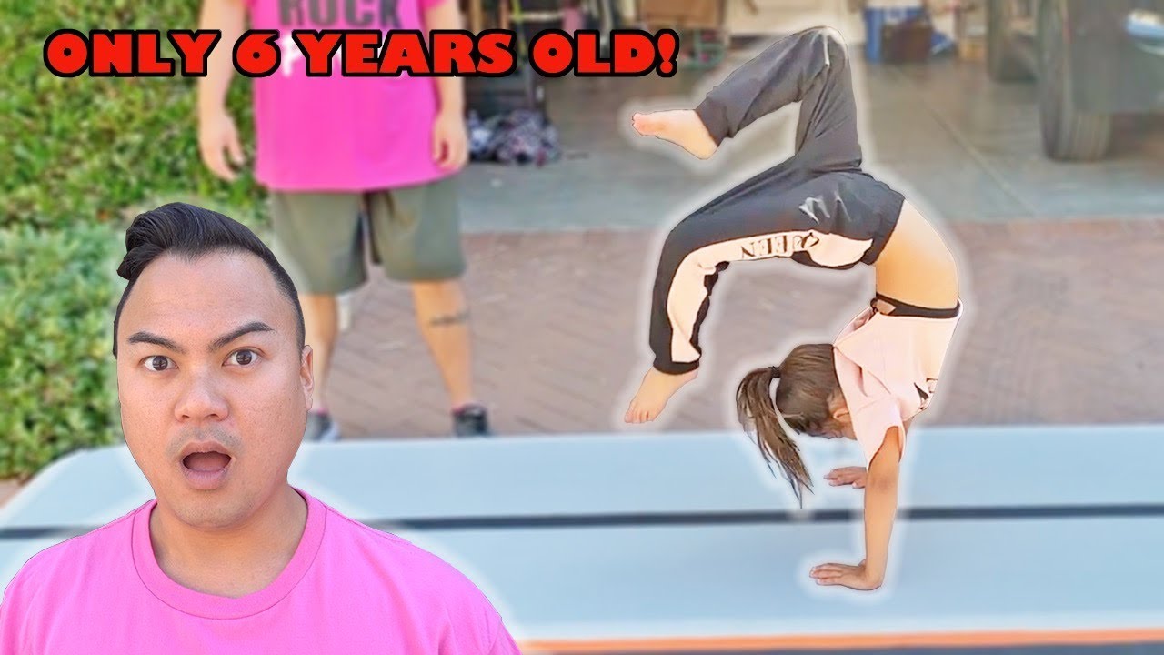 6 YEAR OLD AVA TEACHES NEW CRAZY FLEXIBLE GYMNASTIC MOVES! (PART 5!)