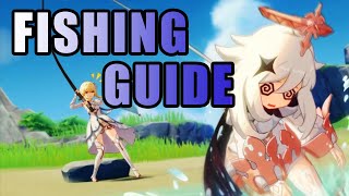 Fishing Guide Newbie to Expert in 4 min || Genshin Impact