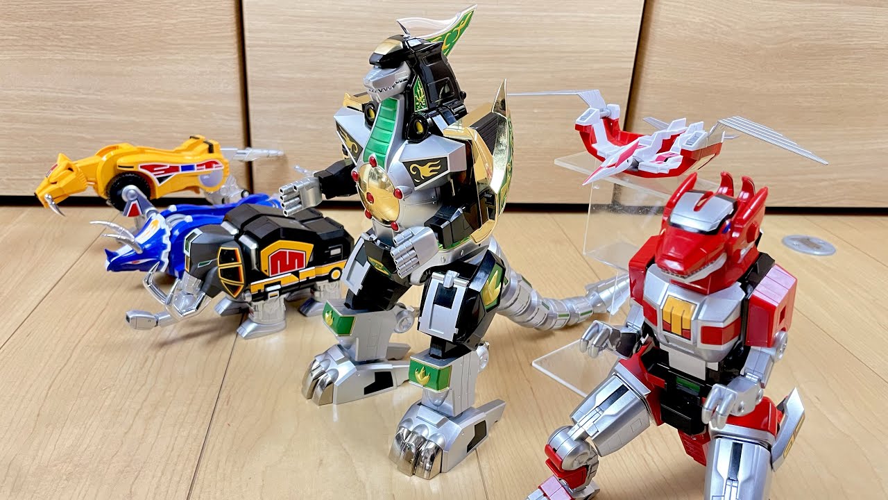 Mighty Morphin Power Rangers】🦕🦕🦕超合金魂！？ジュウレンジャーの