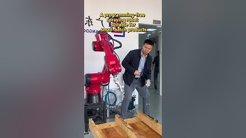 Spray robot #spray #spraypaint #robot #industrialrobot #sixaxisrobot #automated #robotarm #machine