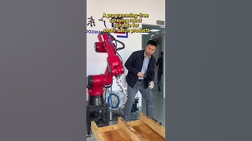 Spray robot #spray #spraypaint #robot #industrialrobot #sixaxisrobot #automated #robotarm #machine