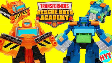 Unboxing Transformers Rescue Bots Toys: Hoist and Wedge Rescue Bots Academy