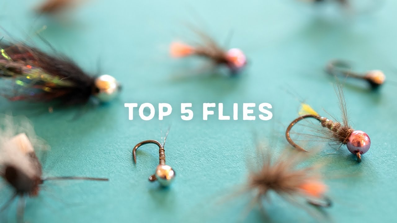 Top 5 Desert Island Trout Flies For Rivers // My picks for fly fishing & euro nymphing