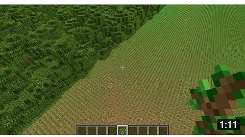 what if you create a world full of oak saplings  720P HD