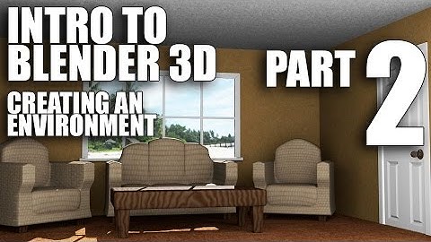 Intro to Blender 3D, Environment - Modeling Part 2