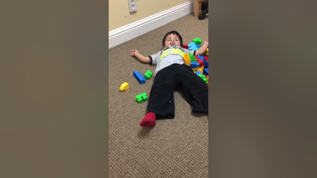 Toddler throws toys everywhere .. YouTube