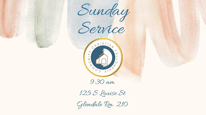 Sunday Service 08-28-2022  | Rev. David Halverson