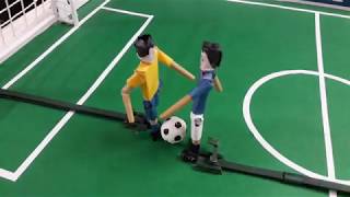How to Make a Table Football Soccer Game with Cardboard and Craft Sticks screenshot 5