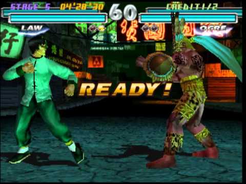 Tekken Tag 1 ( Arcade ) - Law / Bryan Playthrough ( Apr 15, 2016 )