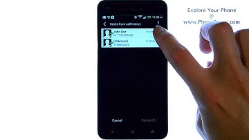 HTC Droid DNA -- How Do I Delete Call History