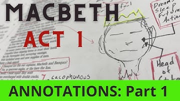Macbeth Annotations: Act 1: Scenes 1 & 2