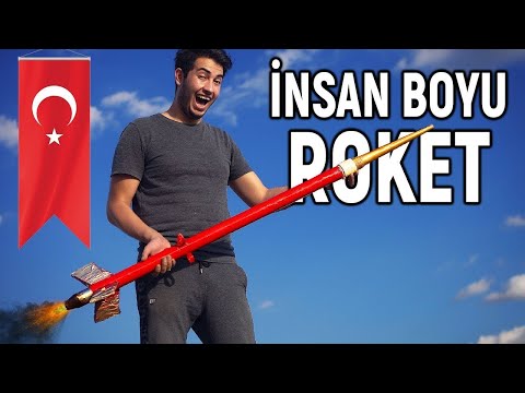 TÜRK YAPIMI İNSAN BOYU ROKET ! (Part 2/2) / Gerçek Füze