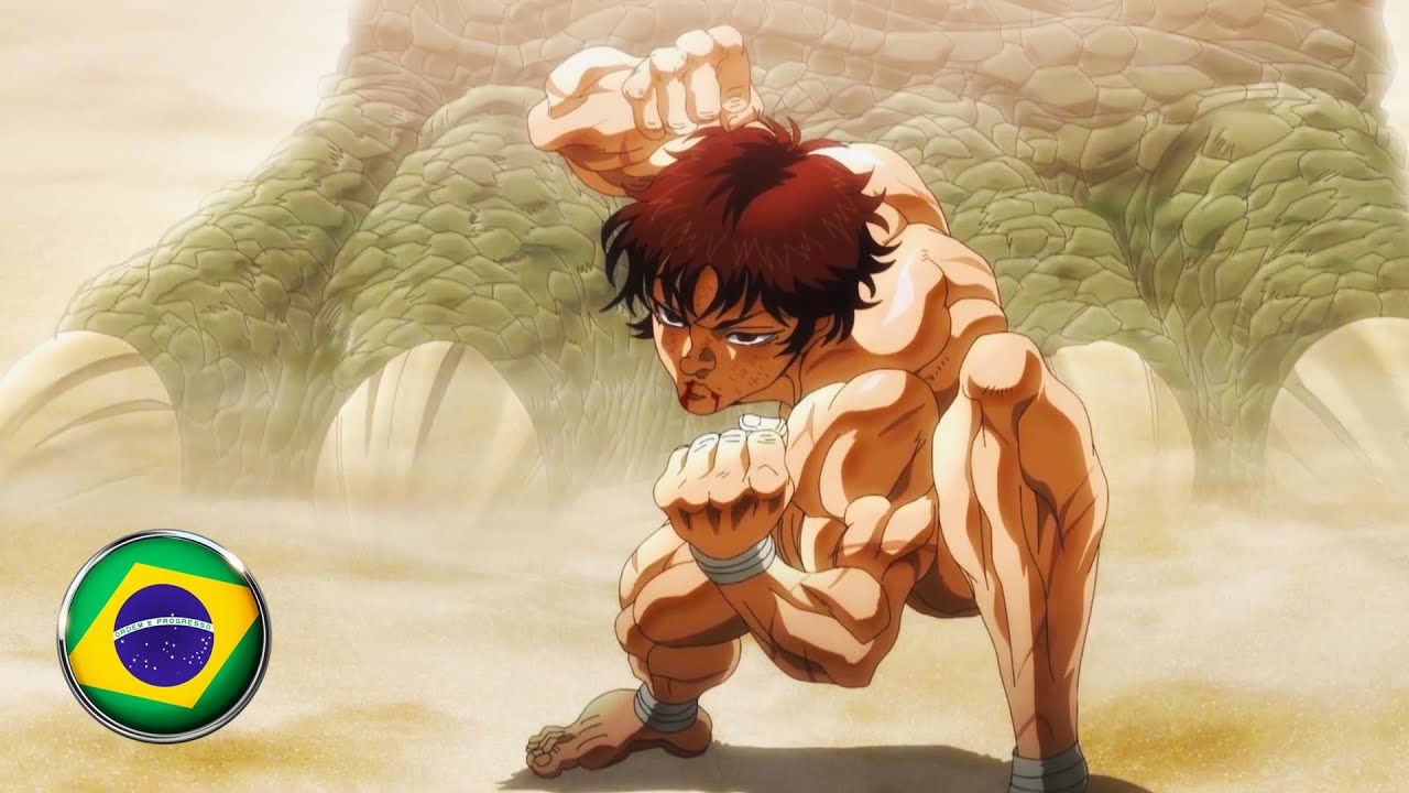 🇧🇷 Yujiro TREME NA BASE Ao Ver Seu PAI ( Baki Hanma 2 Dublado