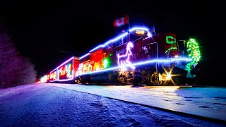 The First "CPKC" Holiday Train through Saskatchewan