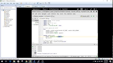 UDP hole punching using pycharm