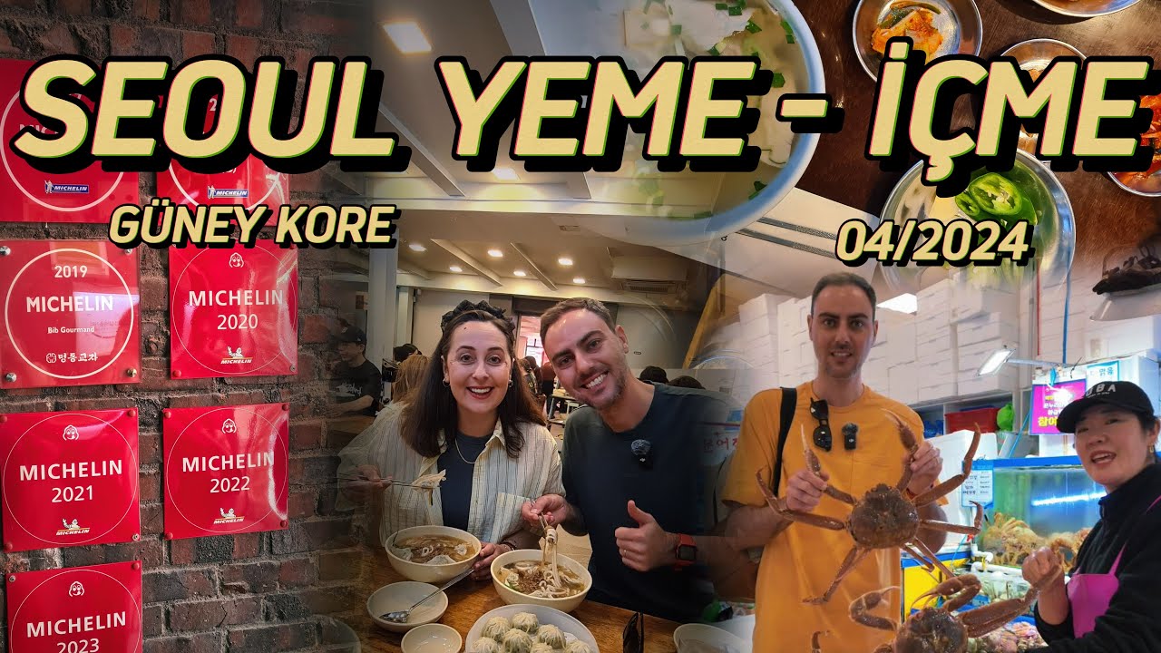SEOUL YEME - İÇME VLOG | Çok Farklı ve Güzel Lezzetler