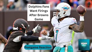Miami Dolphins vs  Cleveland Browns Wk  7 POSTGAME   Gameday Uncensored Reaction 1