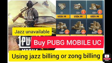 Buy PUBG MOBILE UC by Google play balance | jazz billing unavailable problem 2022 | Mr Dk