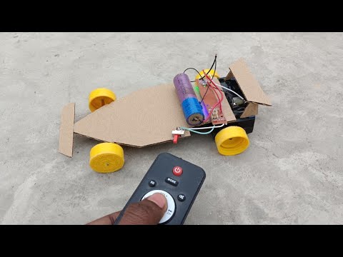 Remote Control Car Science Project how to make rc car with dc and battery | remote control car | science ...
