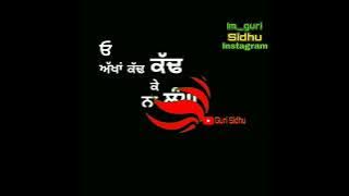 No Candle March(Gumshuda ale poster lag jange)-Guri Bhatt-whatsapp status by Guri Sidhu Bhagu