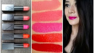 NARS Powermatte Lip Pigment Review and Swatches on Indian Skintone