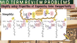 (#109-113) Simplify w/like bases & prop of exp