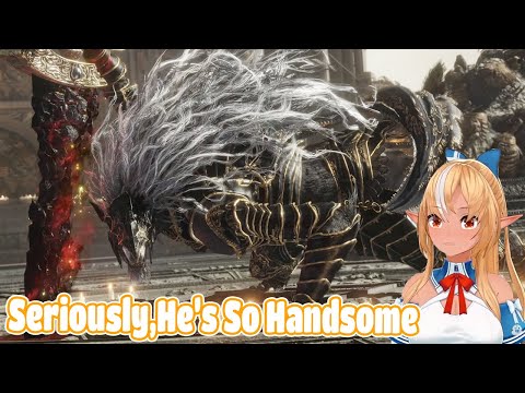 Flare Reaction To Maliketh The Black Blade Cutscene Elden Ring Hololive【ENG SUB】