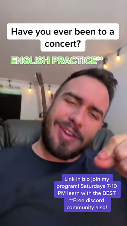 English practice: have you ever been to a concert? #learnenglish #learnenglishonline