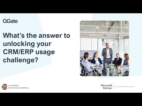 What's The Answer To Unlocking Your CRM ERP Usage Challenge? (Webinar Recording)