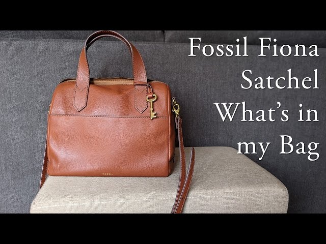 Fossil Fiona Satchel - What's in my Bag and Switching to Kate