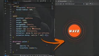 Circle Wave Animation | in Hindi | Pulse Animation | #html & #css @CodeWithHarry