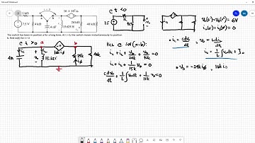 EEE130 - Electric Circuit Theory: RLC Circuit Example 3