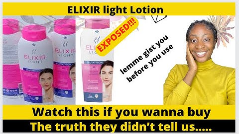 ELIXIR LIGHT LOTION REVIEW