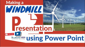 Windmill Animation  using Power Point application