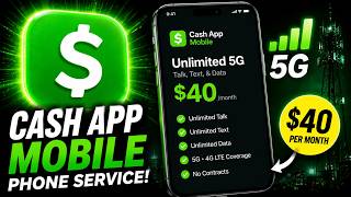 Cash App Mobile Phone Service Explained! ($40 Unlimited 5G Plan) screenshot 3