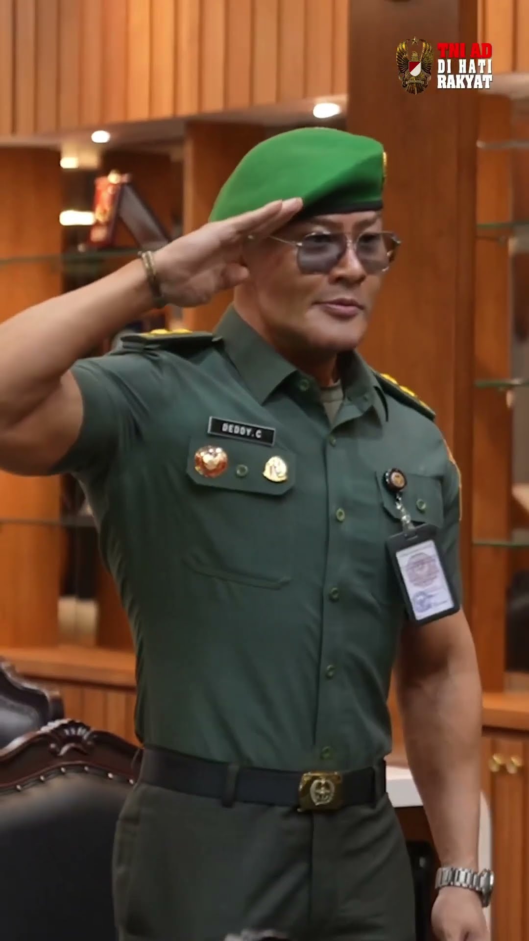 Penerimaan secara sah Letkol Tituler oleh KASAD
