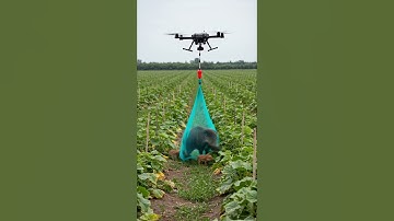 Drones capture wild boars that destroy crops #villagelife#smartfarming #rurallife
